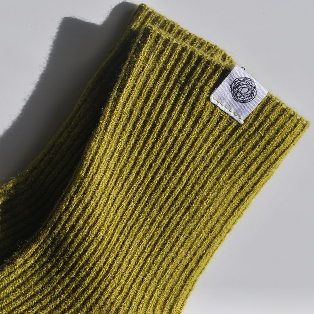 Lille Barn stickad socka - Pickle