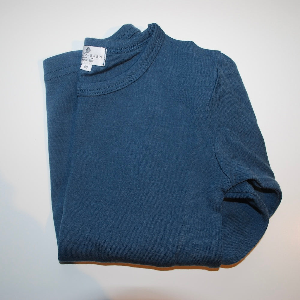 Lille Barn merinoull tröja - Orion Blue