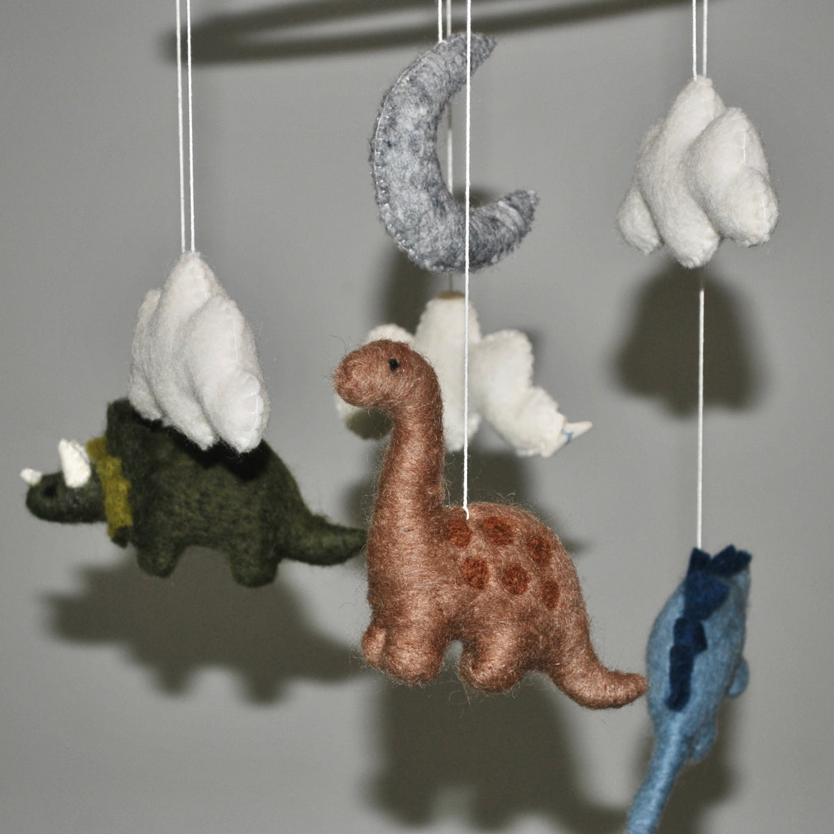 Gamcha Babymobil dinosarie, Blå/Brun