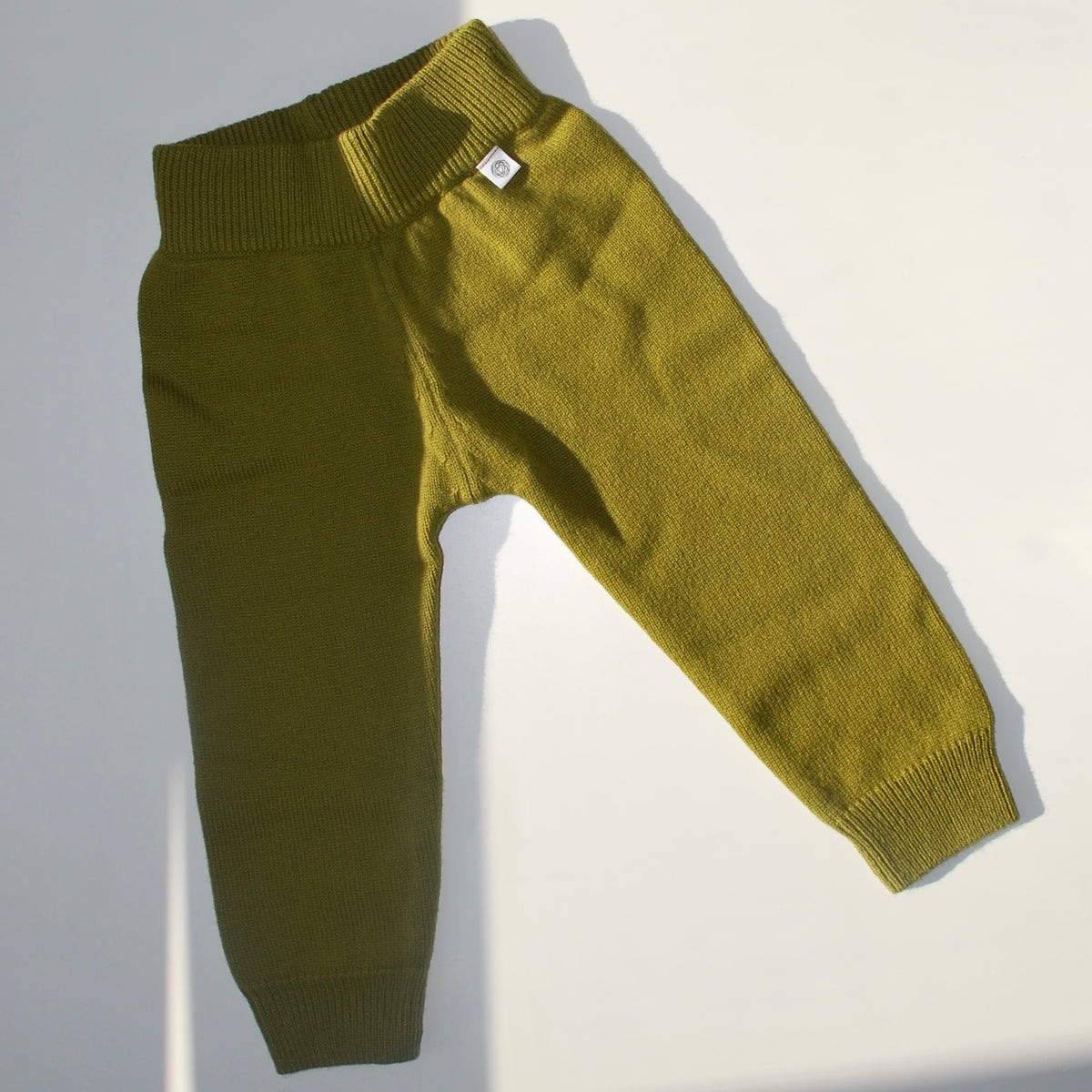 Lille Barn merino stickad byxa - Pickle