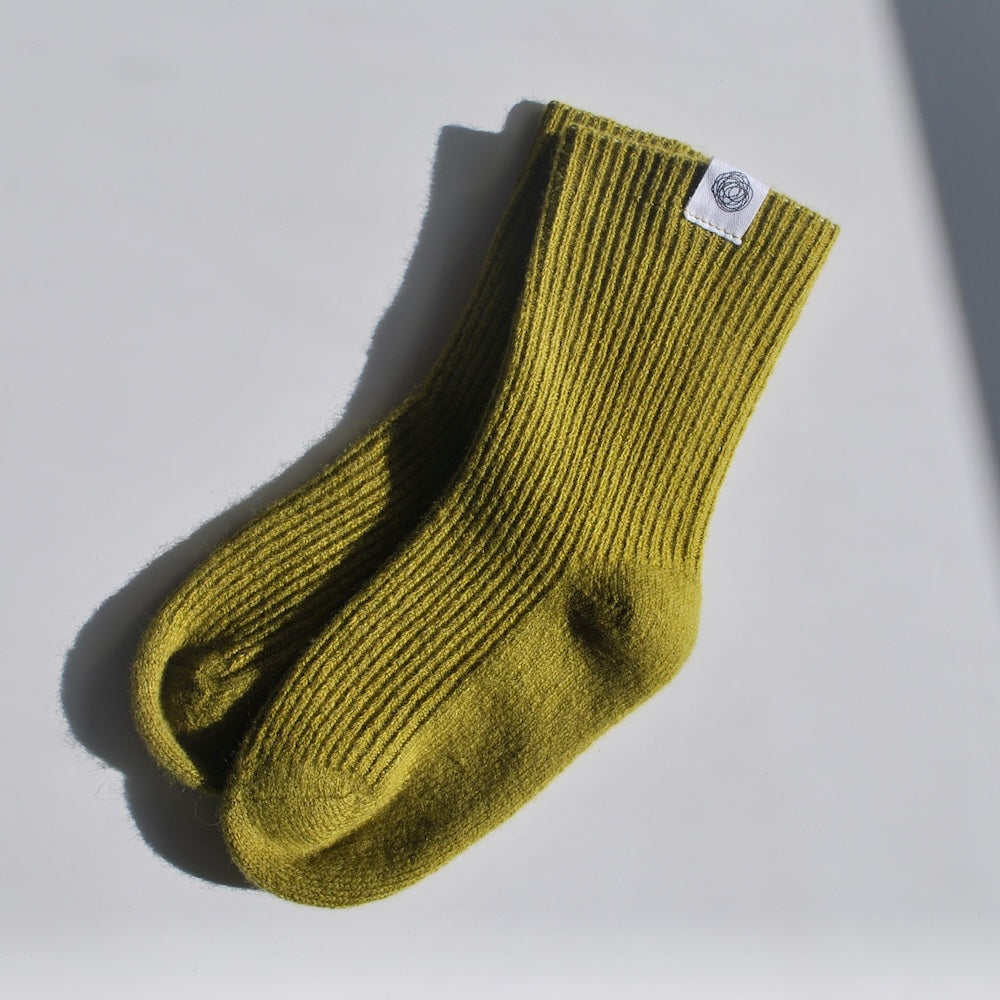 Lille Barn stickad socka - Pickle